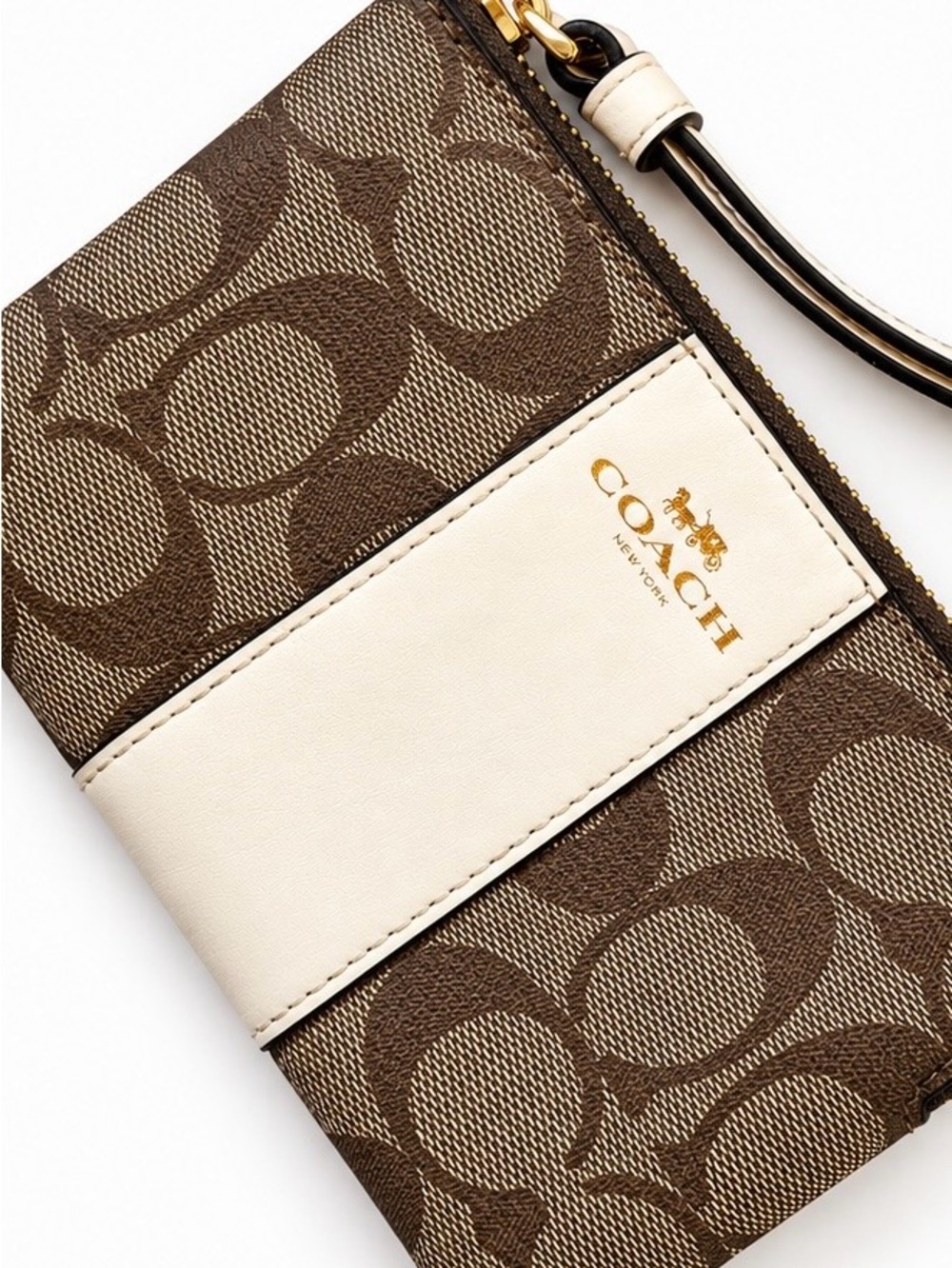 Coach Signature Wristlet